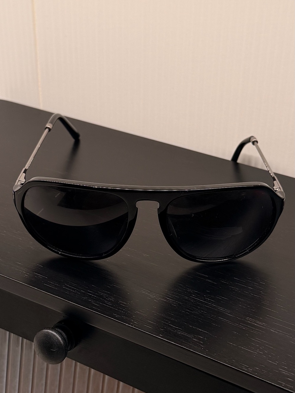 Burberry Black Aviator Sunglasses